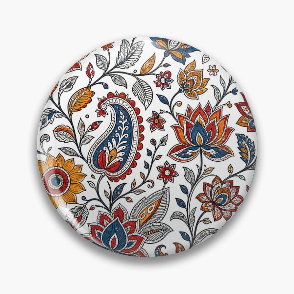 Item preview, Kalamkari Bloom designed and sold by PrismaticAura.