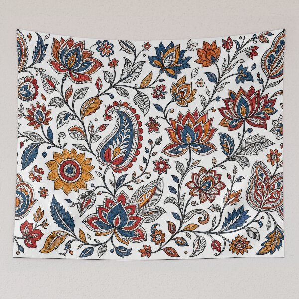 Item preview, Kalamkari Bloom designed and sold by PrismaticAura.
