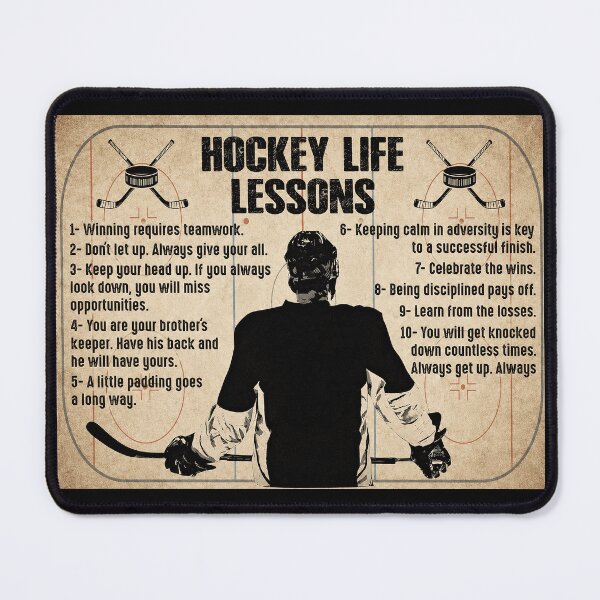 Item preview, Hockey Life Lessons For Dad / Boy / Son, Hockey Life Lessons Wall Decor designed and sold by Donna6778.