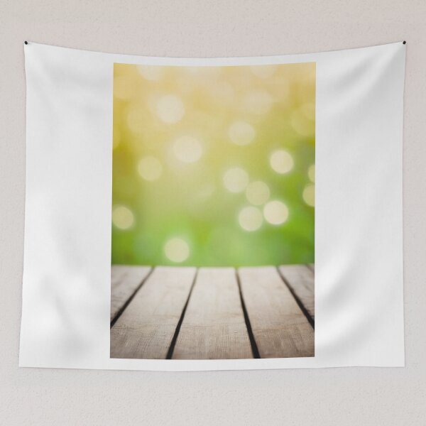Item preview, Texture - Light Wood Planks, Natural and Bright Background with Bokeh designed and sold by Reverso-Design.