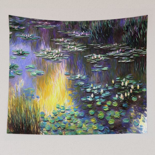 Item preview, Water Lilies: Impression of Reflections & Blossoming Surfaces (1926) designed and sold by artdesignsnow.