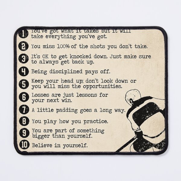 Item preview, Hockey Life Lessons For Boys , Hockey Dad Gifts, Hockey Gift for Bedroom Bathroom Living Room designed and sold by scrambledpeg.