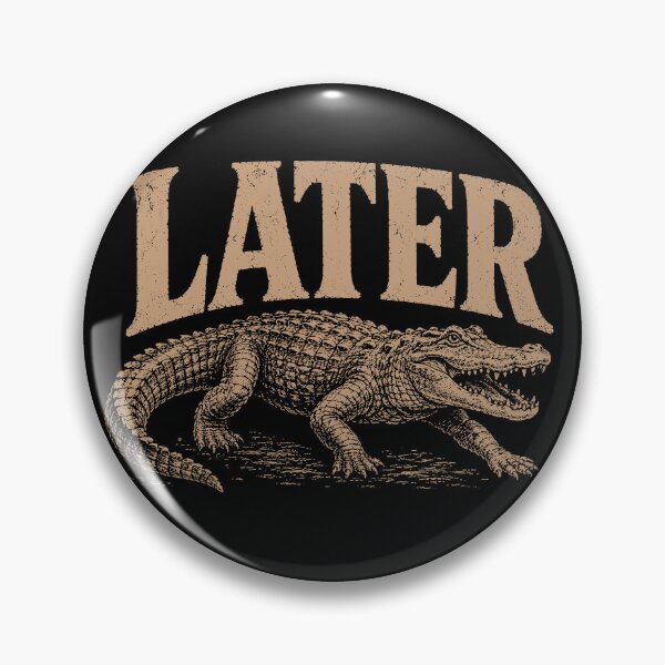 Item preview, Later Gator Vintage Retro Alligator designed and sold by the-TeeSpark.