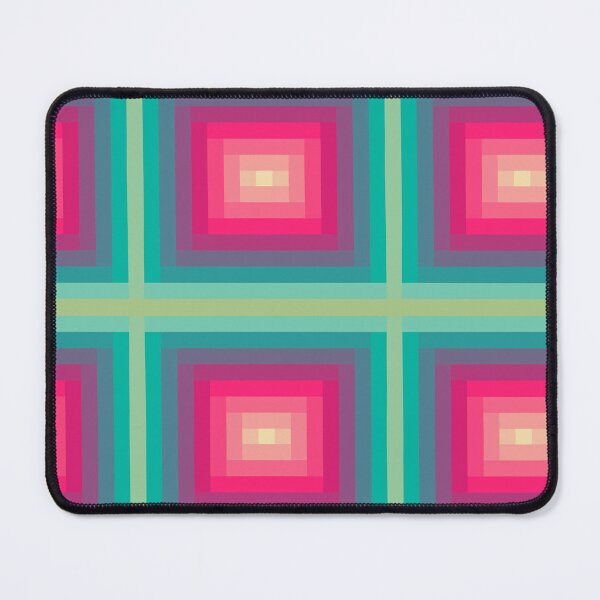 Item preview, 70s Vibe Pink to Blue Neon Squares designed and sold by Always Wanted.