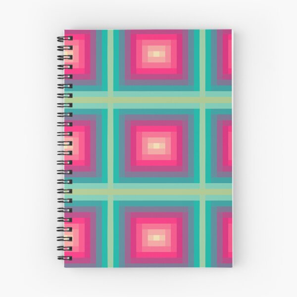 Item preview, 70s Vibe Pink to Blue Neon Squares designed and sold by Always Wanted.