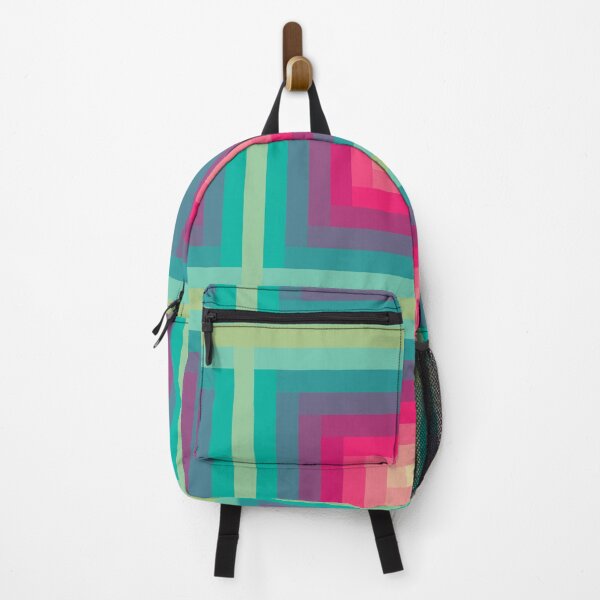 Item preview, 70s Vibe Pink to Blue Neon Squares designed and sold by Always Wanted.