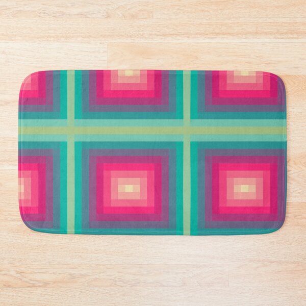 Item preview, 70s Vibe Pink to Blue Neon Squares designed and sold by Always Wanted.