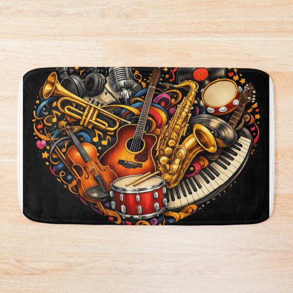 Item preview, Music Lives Within My Heart Design designed and sold by Ihsan Design Trendzz.