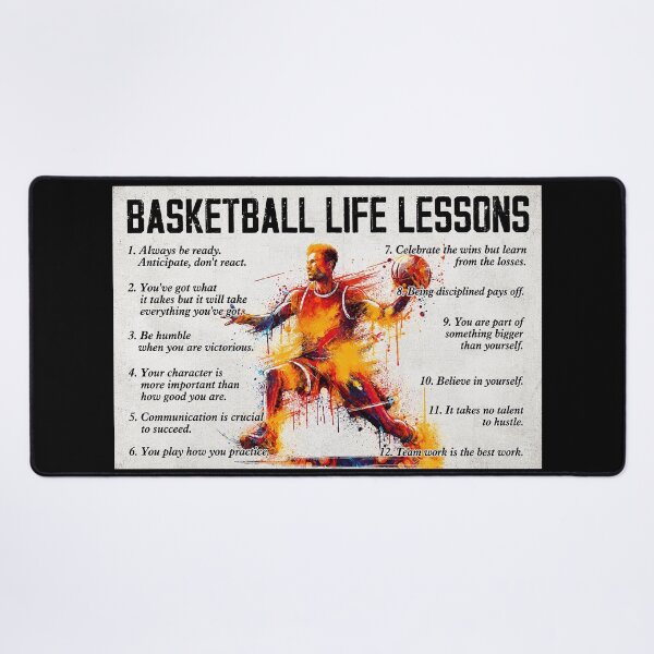 Item preview, Basketball Life Lessons For Dad, Basketball Life Lessons For Boys, Basketball Life Lessons Wall Decor  designed and sold by Susanspy007.