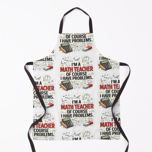 Item preview, I'm a Math Teacher, Of Course I Have Problems – Funny Pun Sticker designed and sold by RaresS.
