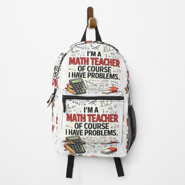 Item preview, I'm a Math Teacher, Of Course I Have Problems – Funny Pun Sticker designed and sold by RaresS.