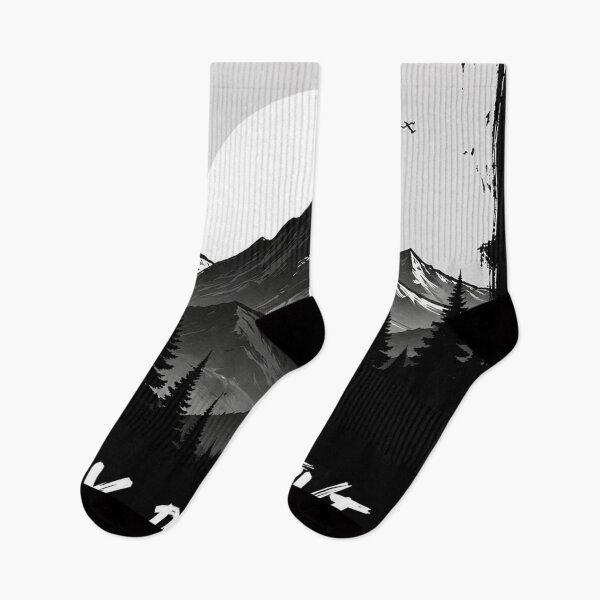Item preview, Stay Positive Keep Going Mountain Adventure Motivational Nature T-Shirt | Minimal Black and White Wilderness Design designed and sold by NBT-NOVA.