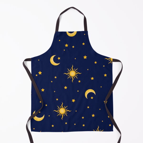 Item preview, Sun, Moon & Stars Seamless Pattern | Celestial Midnight Sky | Golden Cosmic Design designed and sold by RJACreative.
