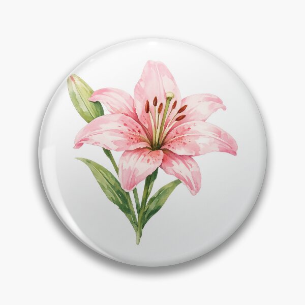 Item preview,  Pink Lily in Full Bloom designed and sold by odkocreative.
