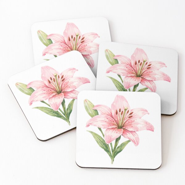 Item preview,  Pink Lily in Full Bloom designed and sold by odkocreative.