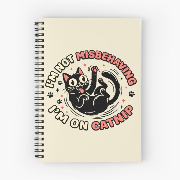 Item preview, I'm Not Misbehaving I'm On Catnip Funny Cat designed and sold by the-TeeSpark.