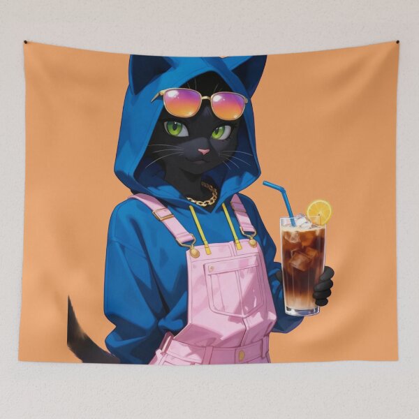 Item preview, Cool Cat Coffee Break designed and sold by BLUESKY11a.