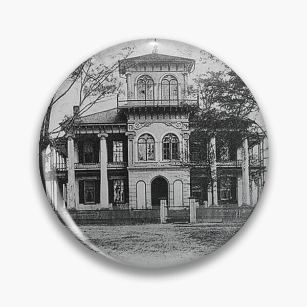 Item preview, Dr. John R. Drish House Vintage Postcard – Antebellum Residence designed and sold by GhostlyWorld.