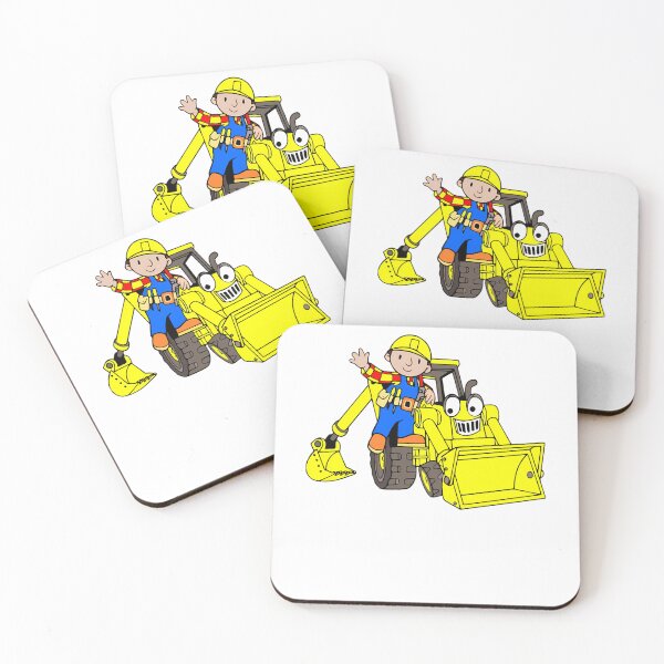 Item preview, Friendly Construction Worker and Excavator Machine designed and sold by Lokmaneshop.