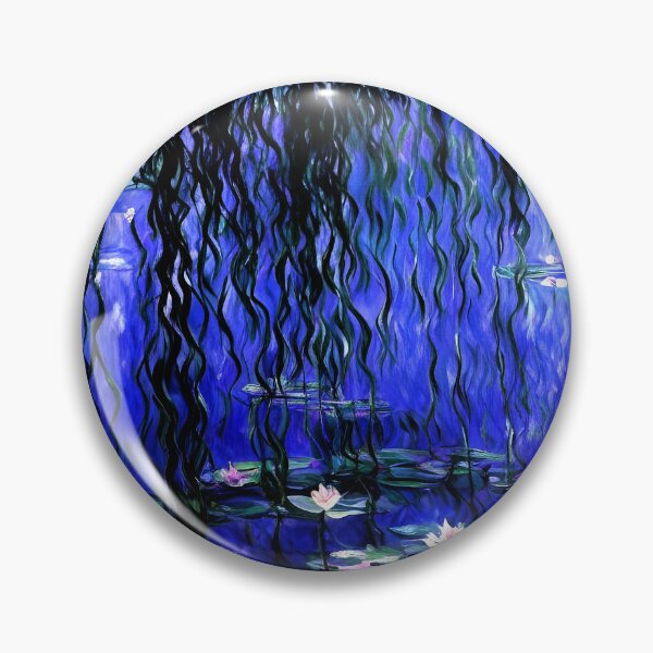 Item preview, Water Lilies and Weeping Willow Branches designed and sold by artdesignsnow.