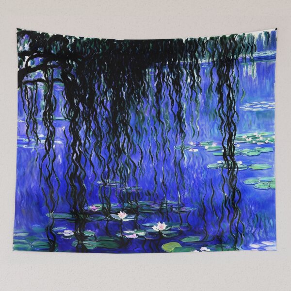 Item preview, Water Lilies and Weeping Willow Branches designed and sold by artdesignsnow.