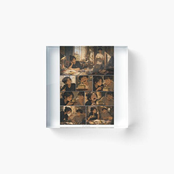 Item preview, Student Life Cozy Reading Room Comic Print designed and sold by Grafititee.