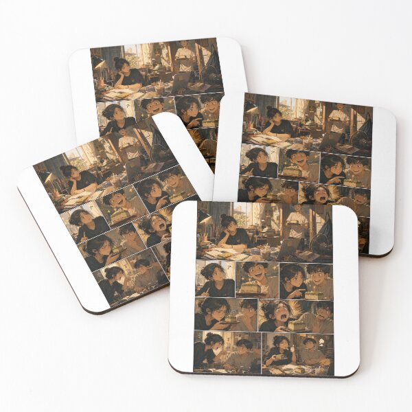 Item preview, Student Life Cozy Reading Room Comic Print designed and sold by Grafititee.