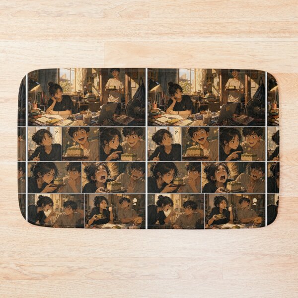 Item preview, Student Life Cozy Reading Room Comic Print designed and sold by Grafititee.