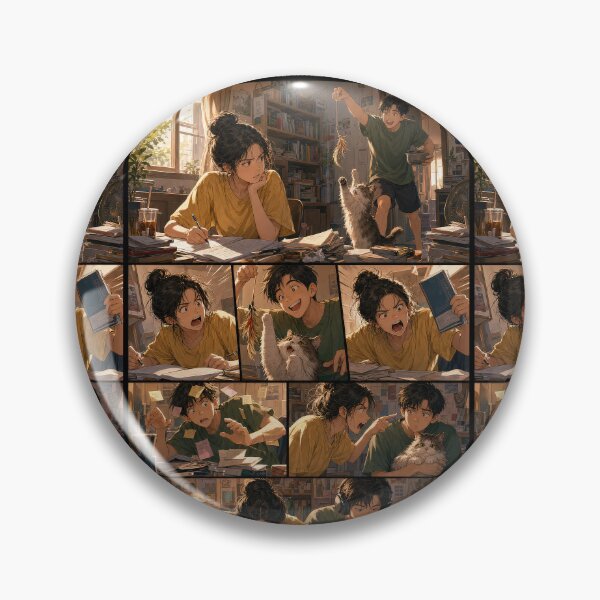 Item preview, Student Life Cozy Reading Room Comic Print designed and sold by Grafititee.