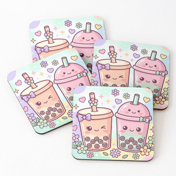 Item preview, Bubble Tea Friends designed and sold by Tharaazu.