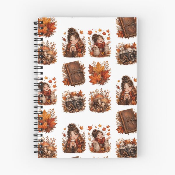 Item preview, Cozy Autumn Aesthetic Sticker Sheet designed and sold by KeerthiCuteFind.