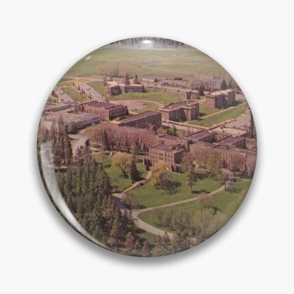 Item preview, Eastern State Hospital (Medical Lake, Washington) Vintage Postcard – Aerial designed and sold by GhostlyWorld.