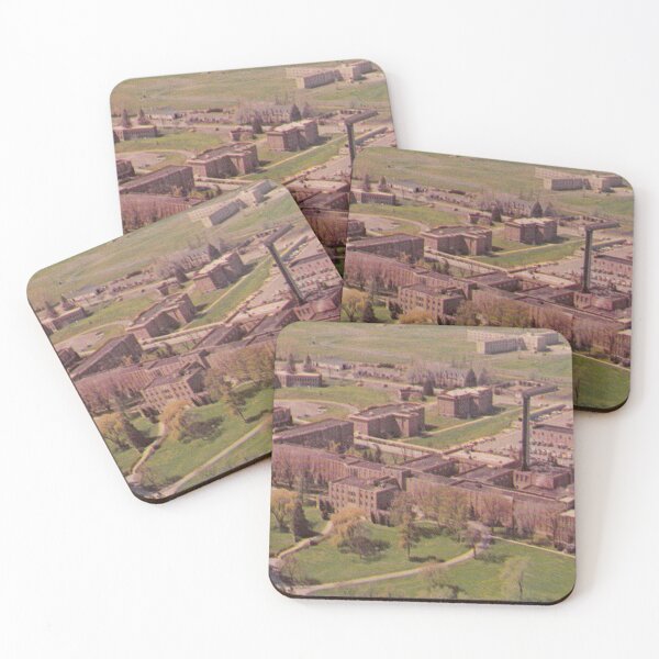 Item preview, Eastern State Hospital (Medical Lake, Washington) Vintage Postcard – Aerial designed and sold by GhostlyWorld.