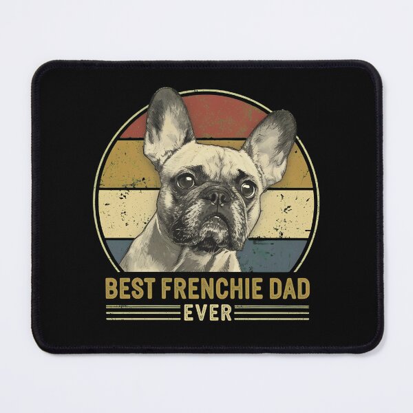 Item preview, Best Frenchie Dad Ever Retro Dog Portrait designed and sold by SoyLamderma.