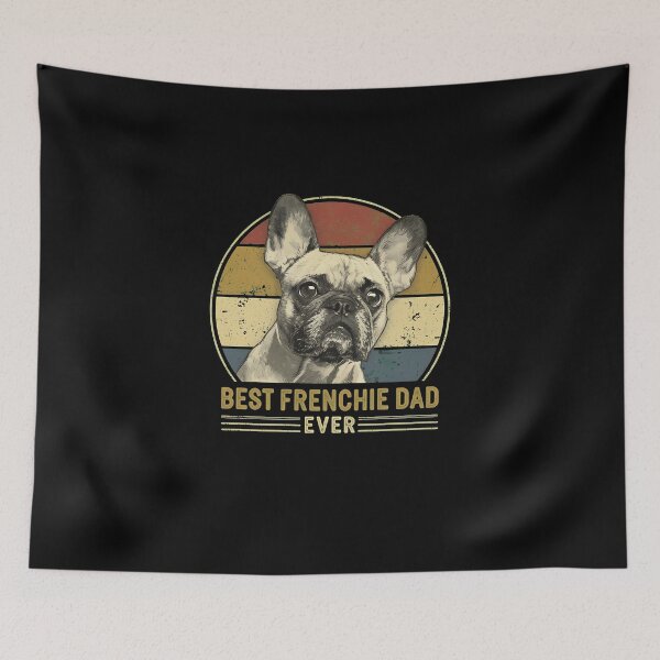 Item preview, Best Frenchie Dad Ever Retro Dog Portrait designed and sold by SoyLamderma.