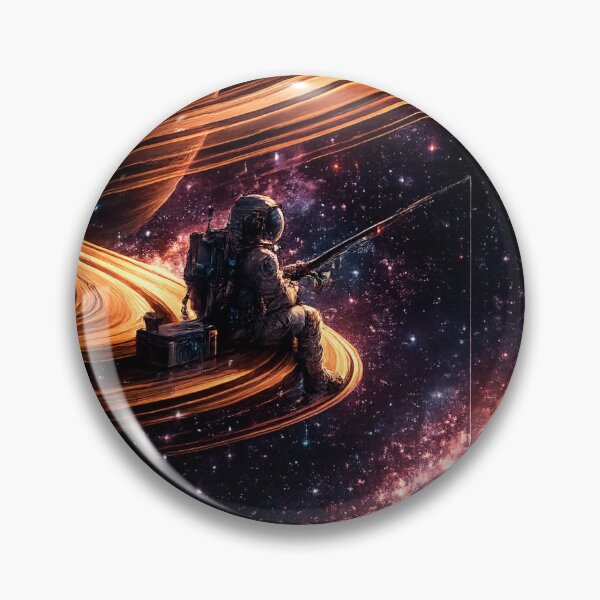 Item preview, Cosmic Catch Astronaut Fishing Art designed and sold by S06PMarketing.