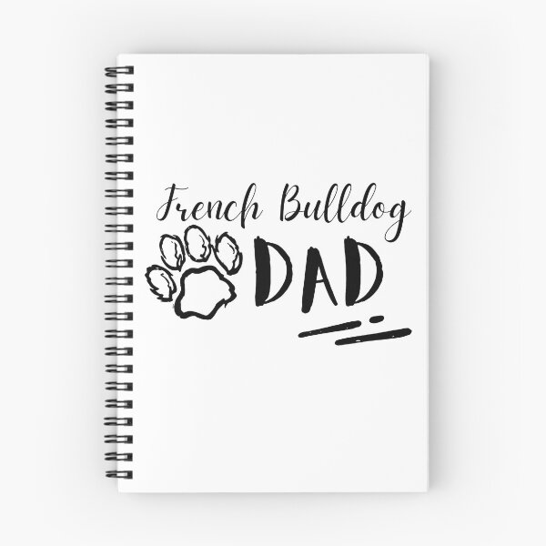 Item preview, French Bulldog DAD Paw Print Script Apparel designed and sold by SoyLamderma.
