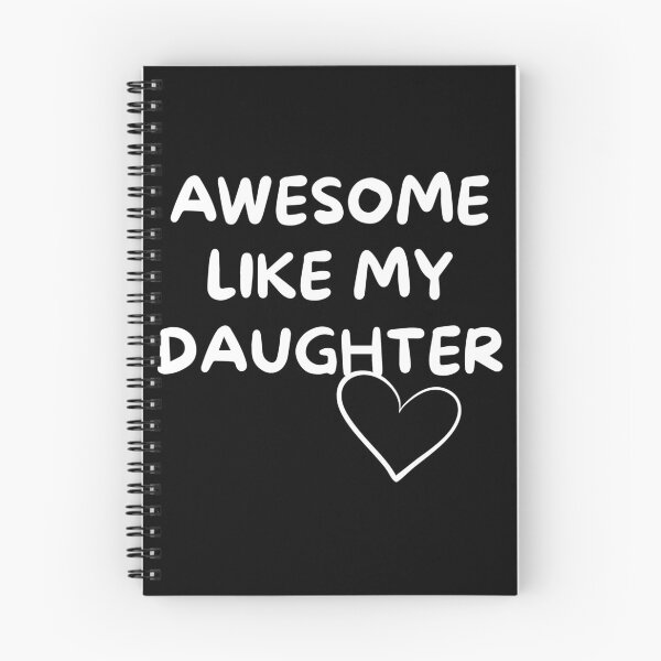 Item preview, Awesome Like My Daughter Cute Family Love Typography Gift designed and sold by NeO² Studio.