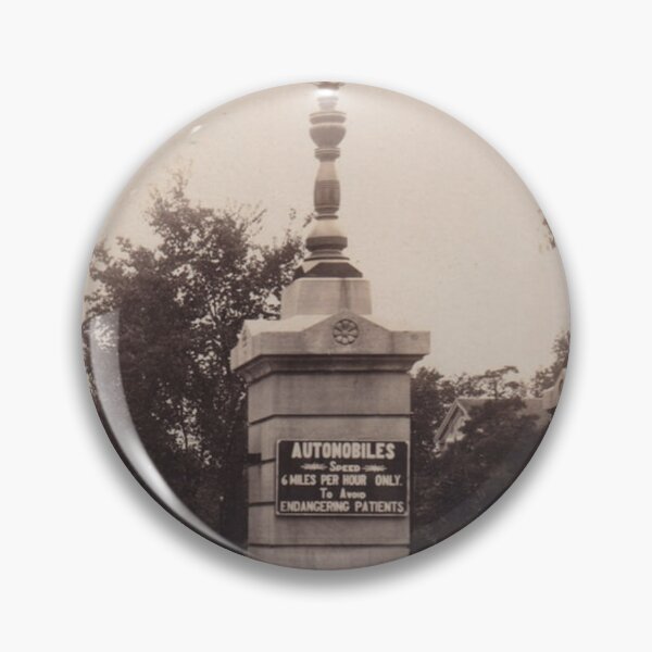 Item preview, Elgin State Hospital Vintage Postcard – Gate designed and sold by GhostlyWorld.