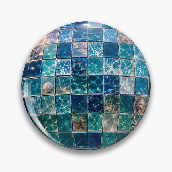 Item preview, Ocean Water Disc Ball designed and sold by La Botica del Cine.