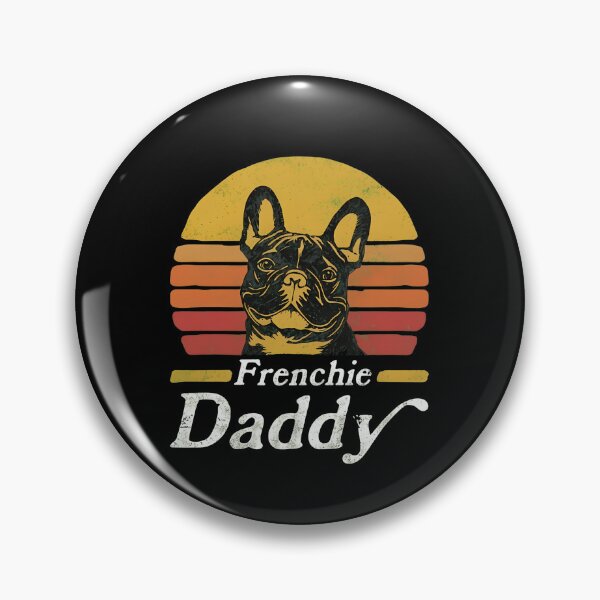 Item preview, Frenchie Daddy Retro Sunset Dog Owner Gift designed and sold by SoyLamderma.
