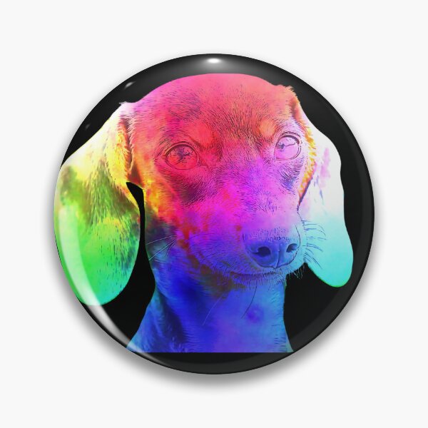 Item preview,  adversarial Dog dachshund patch designed and sold by RayyuArts.