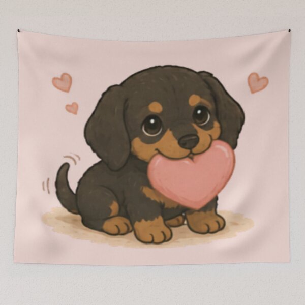 Item preview, Cute Puppy Love designed and sold by MellowMunchkins.