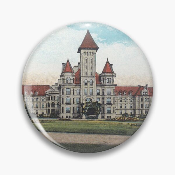 Item preview, Fergus Falls State Hospital Vintage Postcard – Front of Hospital designed and sold by GhostlyWorld.