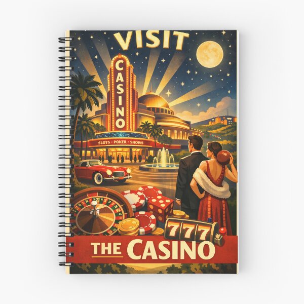 Item preview, Poster visit the casino designed and sold by carlessuitton.