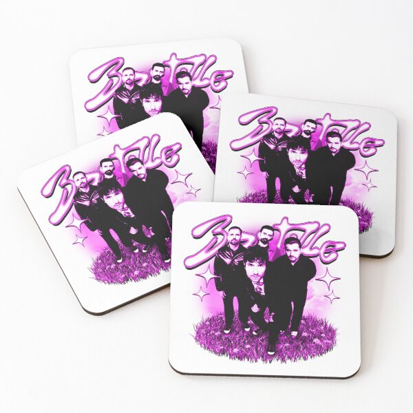 Artikelvorschau, Pinker Hintergrund und Synth-Pop-Typografie entworfen und verkauft von DeadTired666.