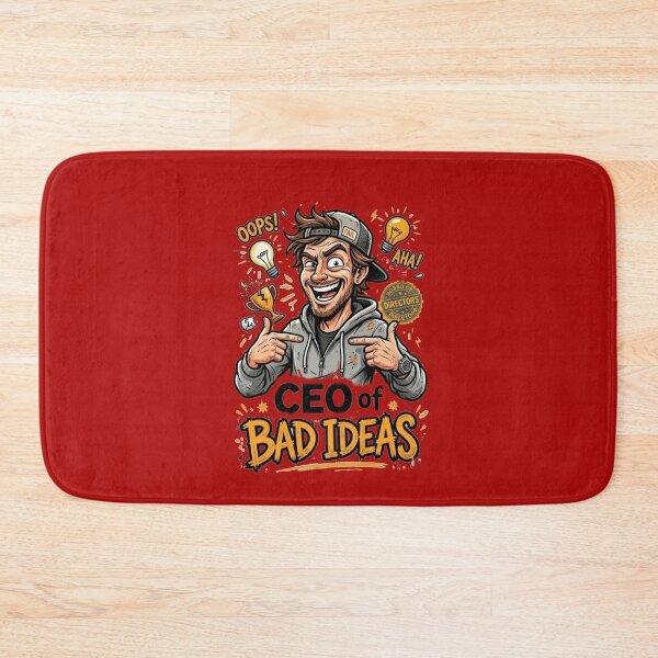 Item preview, CEO of Bad Ideas | Funny Sarcastic Office Humor Graphic T-Shirt designed and sold by RebellionShop.