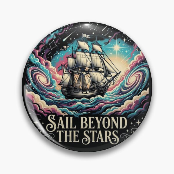 Item preview, Sail Beyond the Stars – Cosmic Ship Design designed and sold by Dogandesighn.