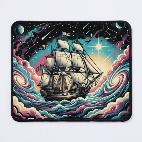 Item preview, Sail Beyond the Stars – Cosmic Ship Design designed and sold by Dogandesighn.