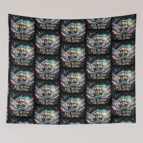 Item preview, Sail Beyond the Stars – Cosmic Ship Design designed and sold by Dogandesighn.